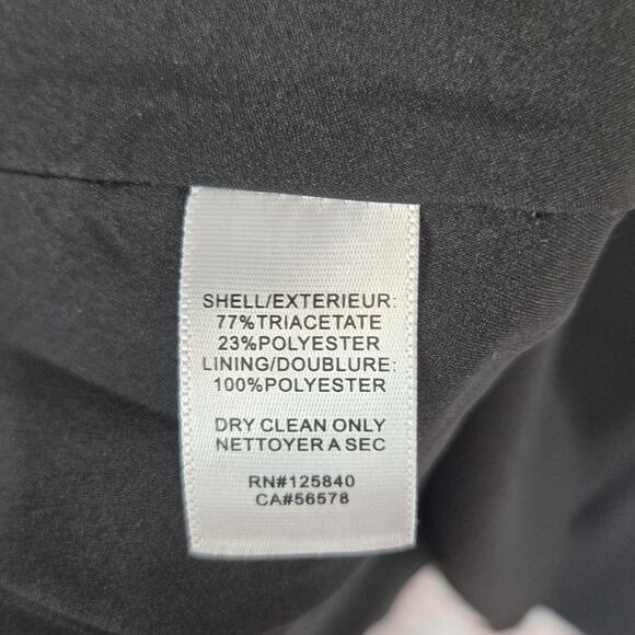 Intermix Black Whimsigoth Flare Sleeve Top S Plunge Neck Witchy Ethereal Neutral - Picture 5 of 9